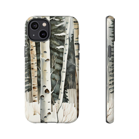 Winter Aspen Trunks - Impact Resistant Phone Case